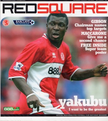 Match programme